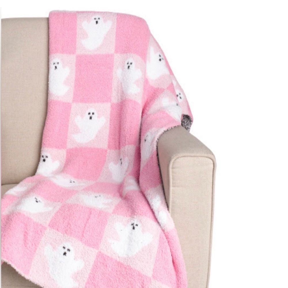 Halloween New Cupcakes and Cashmere Pink Ghost Summerween Blanket